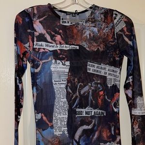 Current mood mesh Dress